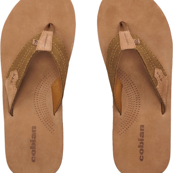 Cobian Brown Flip Flops NWT - Picture 2 of 9